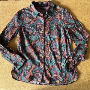 Tommy Hilfiger Multicolor Paisley Button-Down Shirt